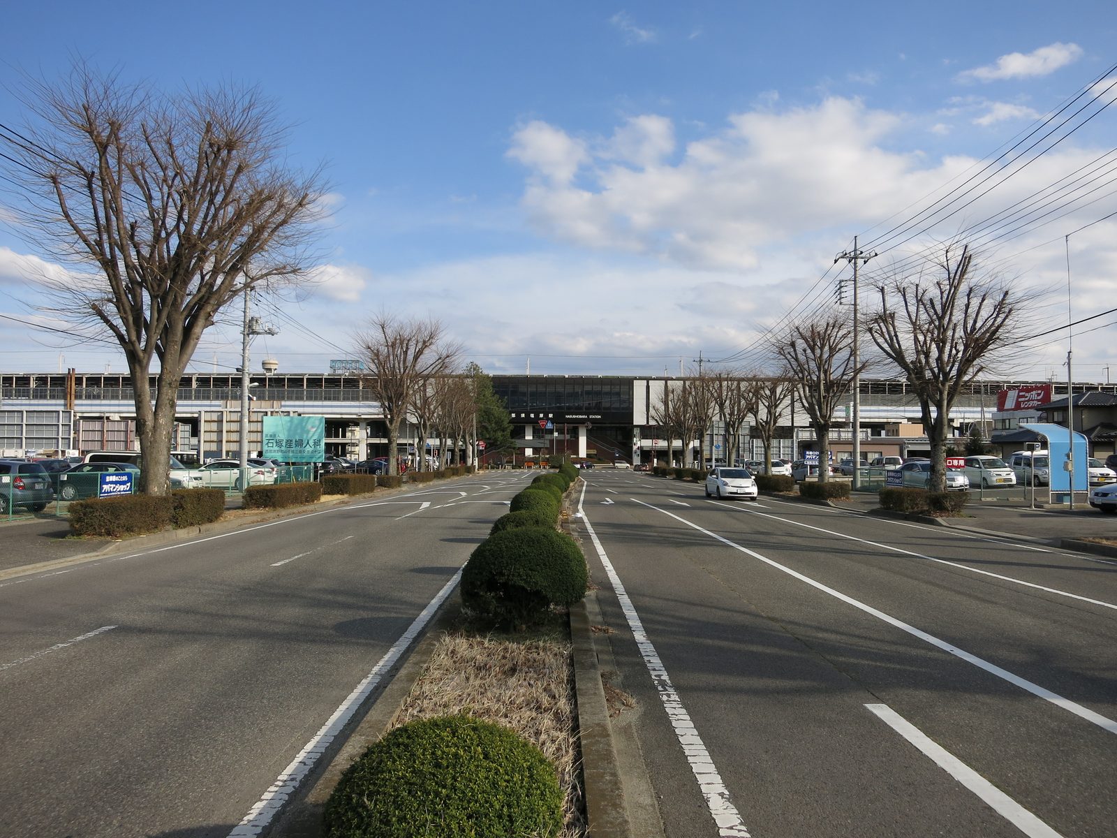 那須塩原駅。東京駅まで新幹線で約75分